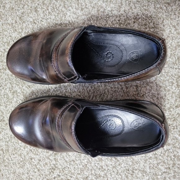 Ariat Women's Brown Clogs, Size 6.5 - Picture 4 of 11